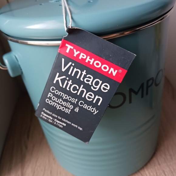 NWT Typhoon Vintage Kitchen Compost Caddy - Picture 4 of 13